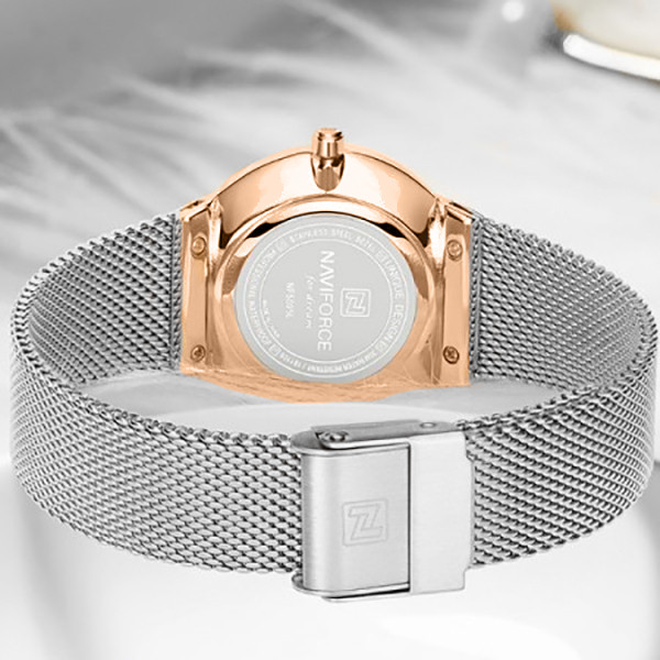 ساعت مچی عقربه ای زنانه نیوی فورس مدل NF5013L - NO-RZ