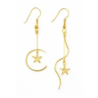 گوشواره آویز زنانه مدل ستاره کد s143