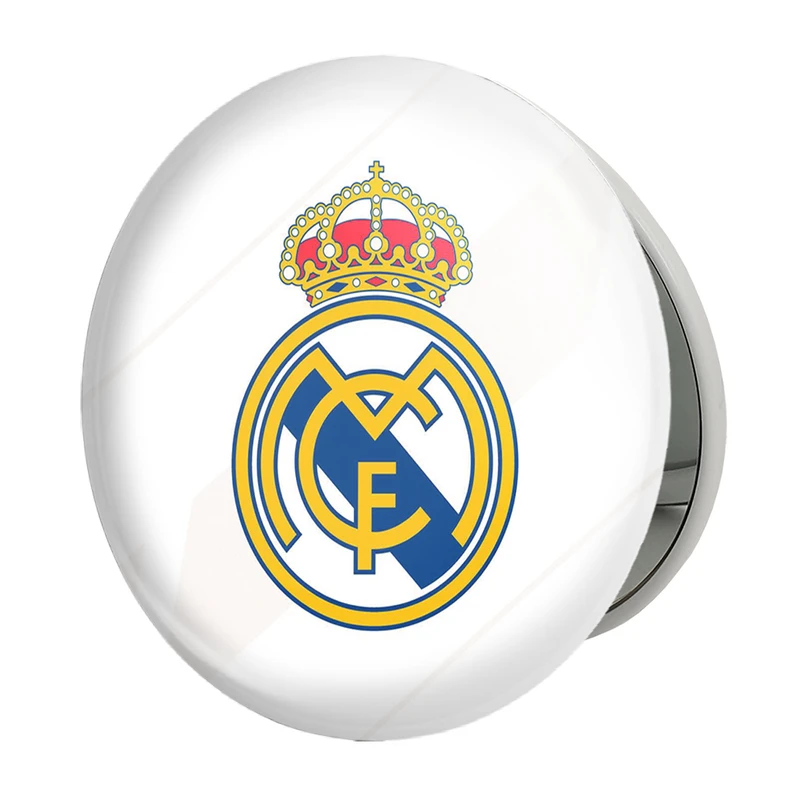 آینه جیبی خندالو طرح باشگاه رئال مادرید مدل تاشو کد 26348 