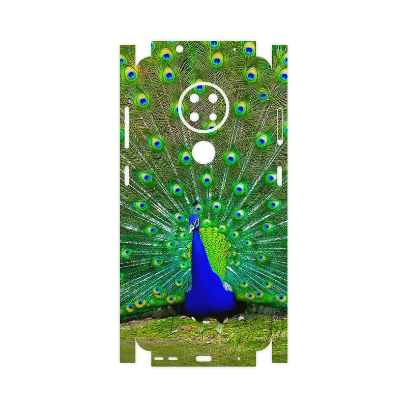 برچسب پوششی ماهوت مدل Peacock-FullSkin مناسب برای گوشی موبایل نوکیا 6.2