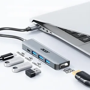 هاب 5 پورت USB-C ایسر  مدل Acer HY41-T5 5 in 1 USB-C Hub