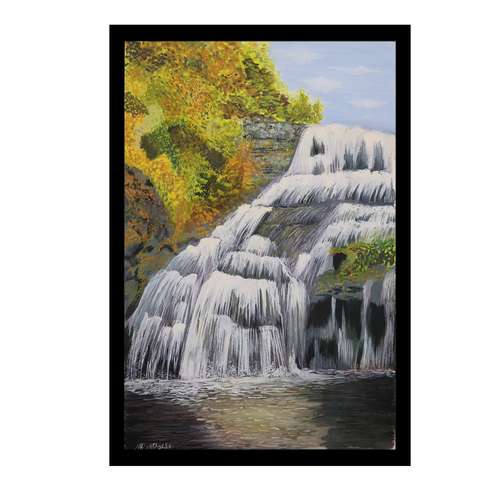 تابلو نقاشی گواش طرح منظره مدل 89653