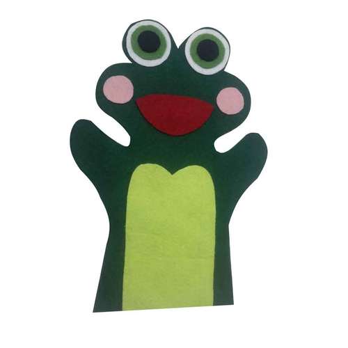 عروسک نمایشی مدل قورباغه 