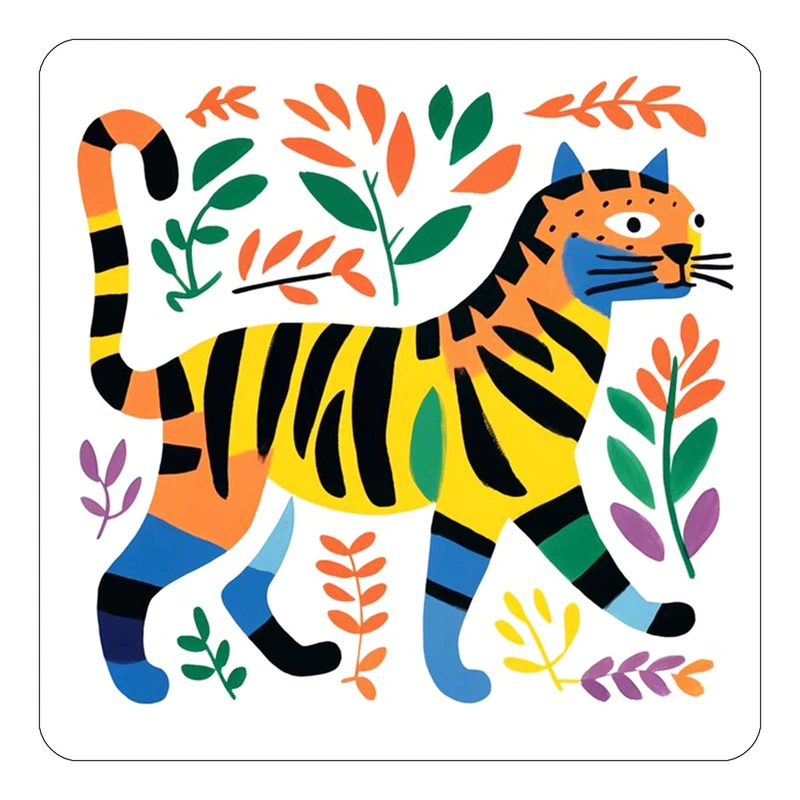 مگنت کاکتی طرح حیوانات رنگی مدل mp26443