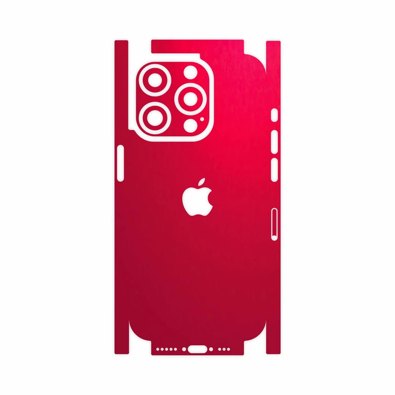 برچسب پوششی ماهوت مدل Matte-Warm-Red-FullSkin مناسب برای گوشی موبایل اپل iPhone 15 Pro