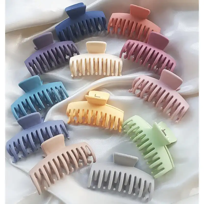 کلیپس مو زنانه مدل شمعی دندانه دوبل