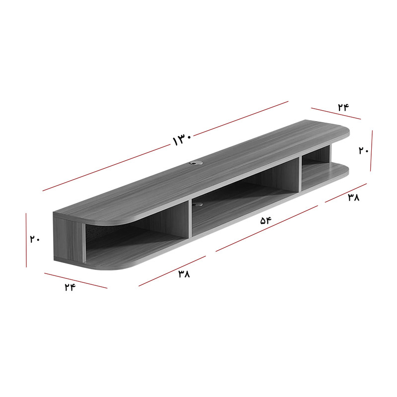 میز تلویزیون دیواری مدل  DLF83L
