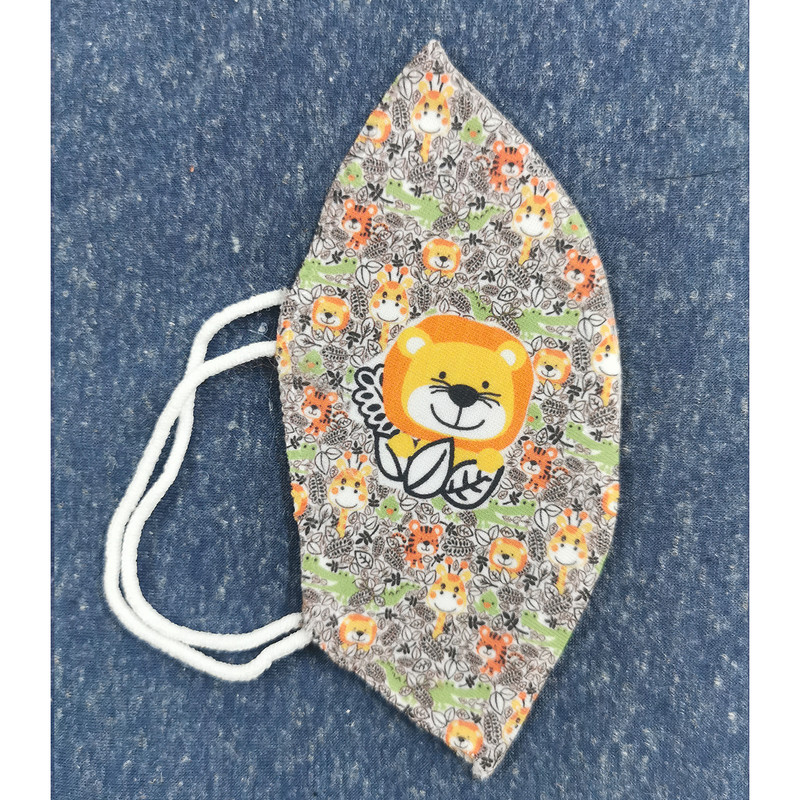 ماسک پارچه‌ای بچگانه کد DM مجموعه 10 عددی