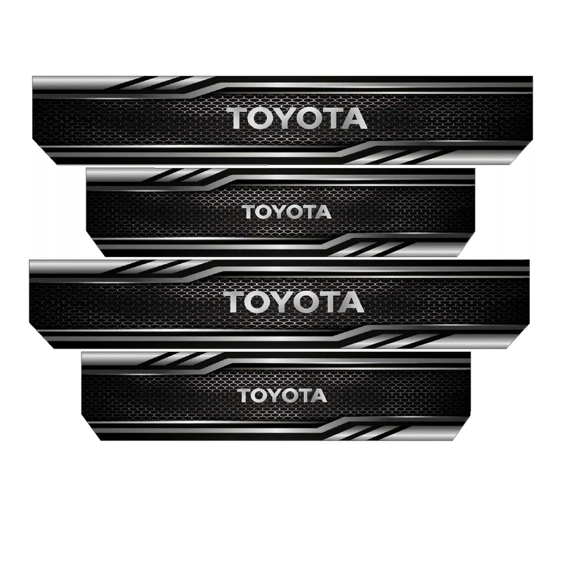 برچسب بدنه خودرو رایسان کد SP2079 مناسب برای تویوتا مجموعه 4 عددی