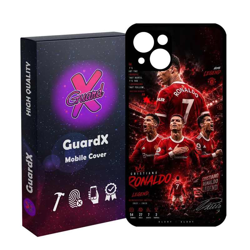 کاور گارد ایکس طرح Ronaldo مدل 11091 مناسب برای گوشی موبایل اپل iPhone 13