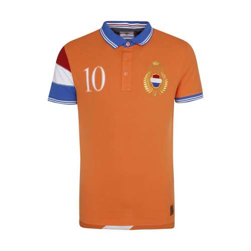 پولوشرت ورزشی مردانه سلکتد مدل تیم ملی هلند