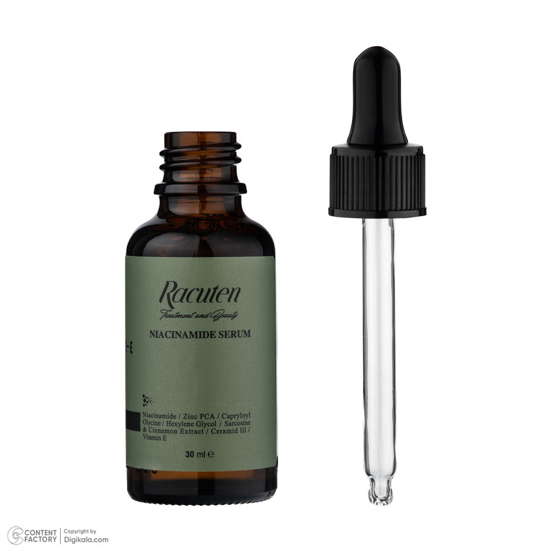 سرم پوست راکوتن مدل نیاسینامید سازگار با پوست‌های چرب حجم 30 میلی لیتر