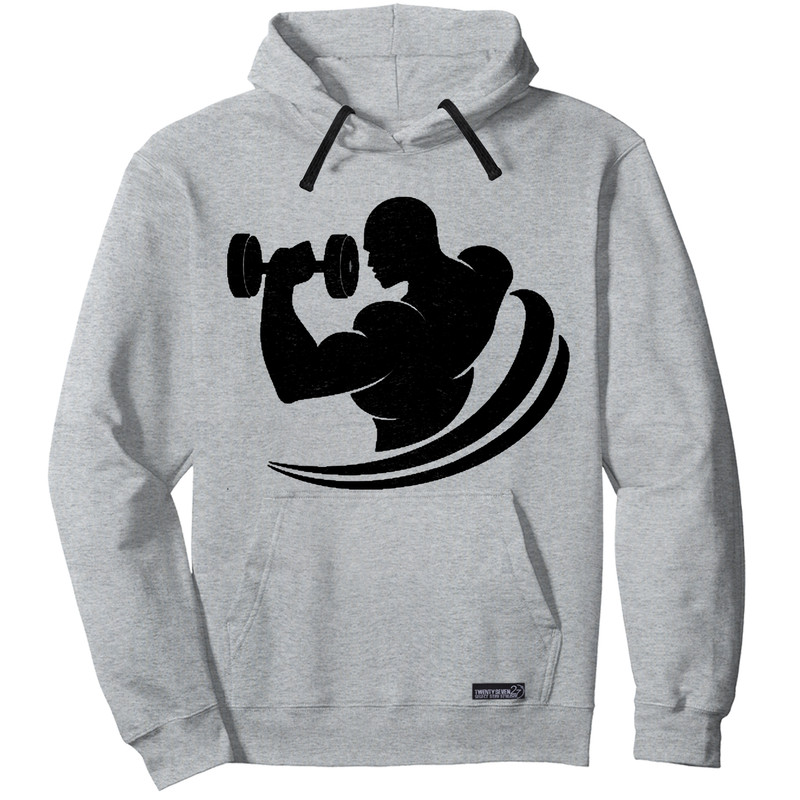 هودی مردانه 27 مدل Gym Black کد MH269