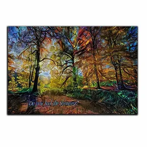 تابلو شاسی بکلیت طرح جنگل پاییزی مدل SH-S5135