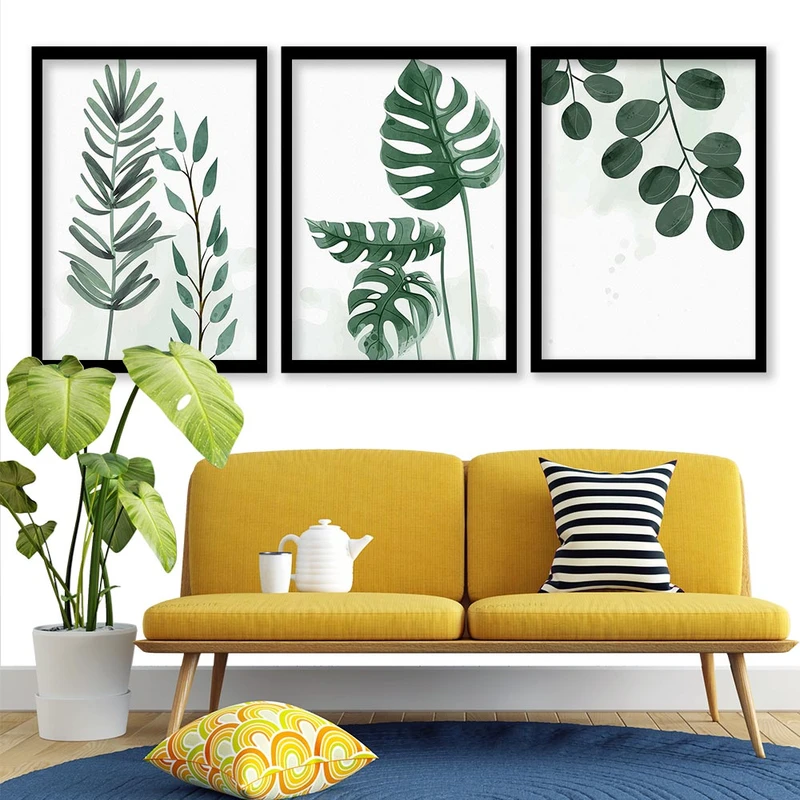 تابلو صبا طرح مدل برگ انجیری کد 126 مجموعه سه عددی