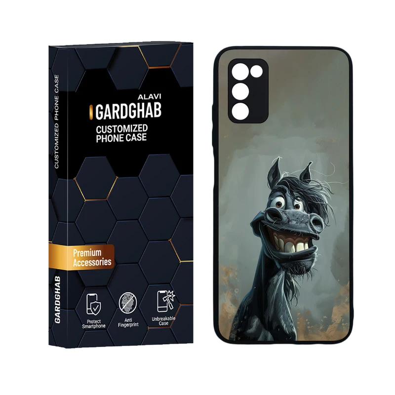 کاور گارد قاب علوی دورژله ای مدل کارتونی و انیمه مناسب برای گوشی موبایل سامسونگ Galaxy A03s