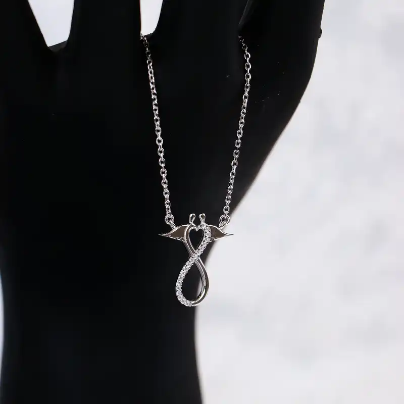 گردنبند نقره زنانه جی تی ای مدل جی نایس 88