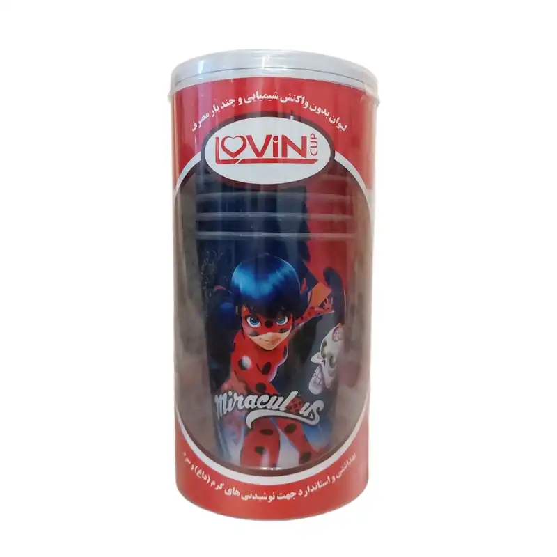 لیوان کودک مدل 300cc مجموعه 6 عددی