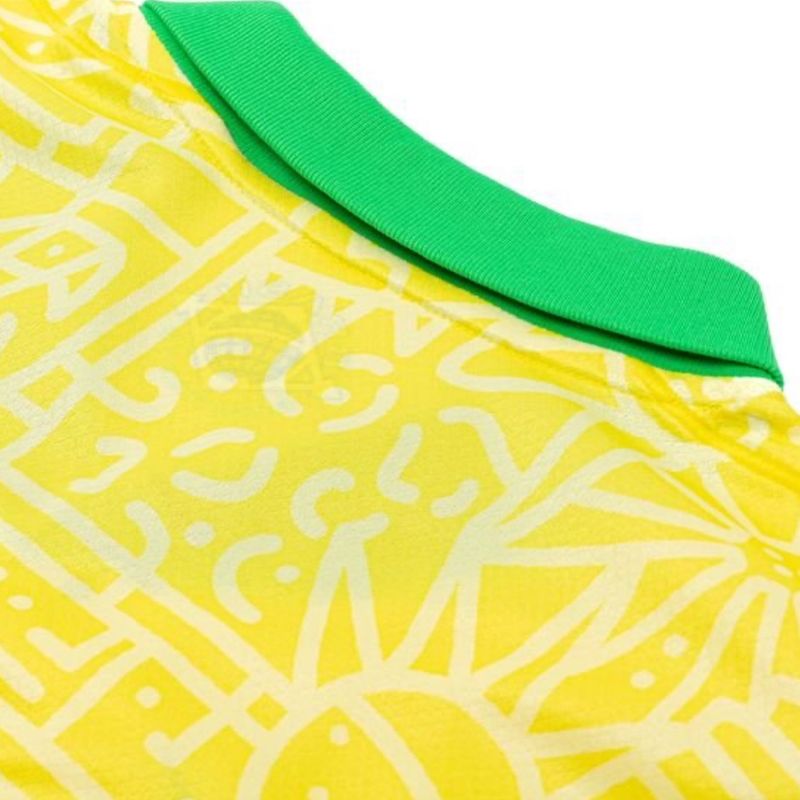 تی شرت آستین کوتاه ورزشی مردانه مدل برزیل کد Home 2024 -  - 7