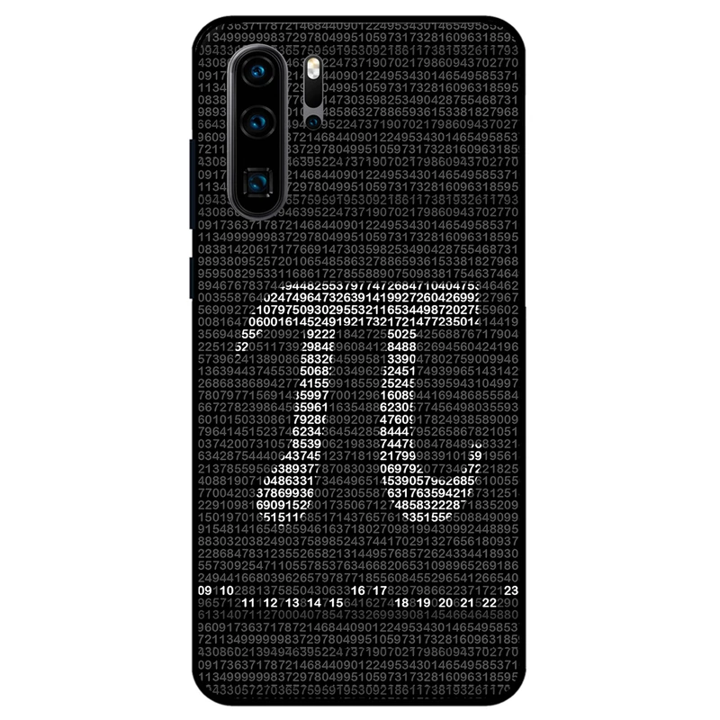 کاور مگافون طرح عدد پی مدل 7240 مناسب برای گوشی موبایل هوآوی P30 Pro