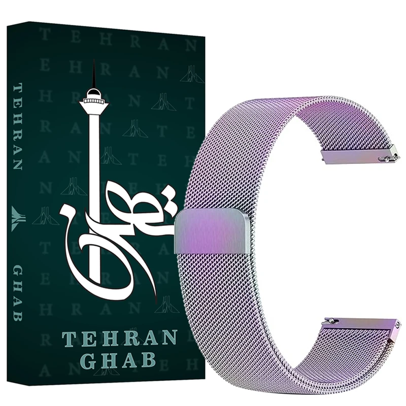 بند تهران قاب مدل MILT مناسب برای ساعت هوشمند گلوریمی Gx Race 22mm