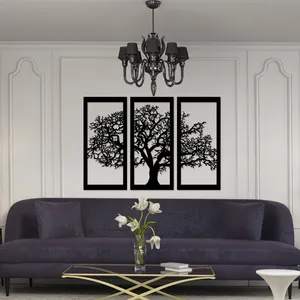 دیوارکوب ایدلیک مدل درخت مجموعه 3 عددی