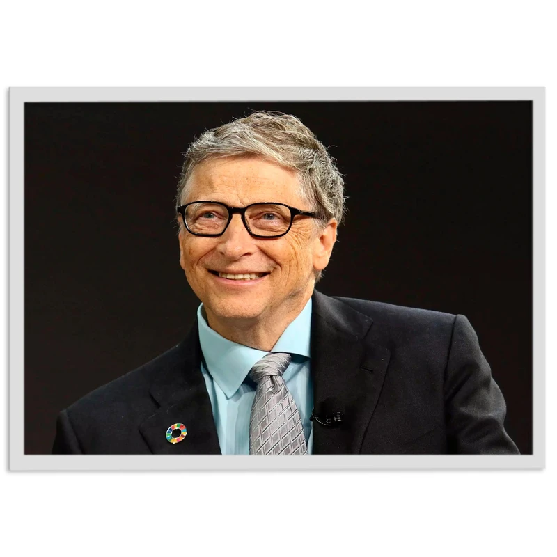 تابلو نوری بکلیت مدل طرح بیل گیتس bill gates مدل بک لایت W-s1933