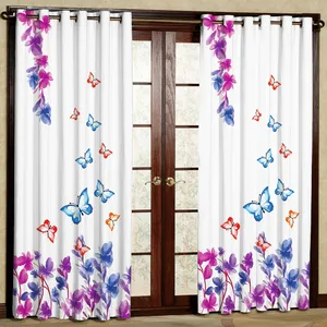 پرده مدل پروانه مخمل پانچی کد 1116سایز 200x140 سانتی متر