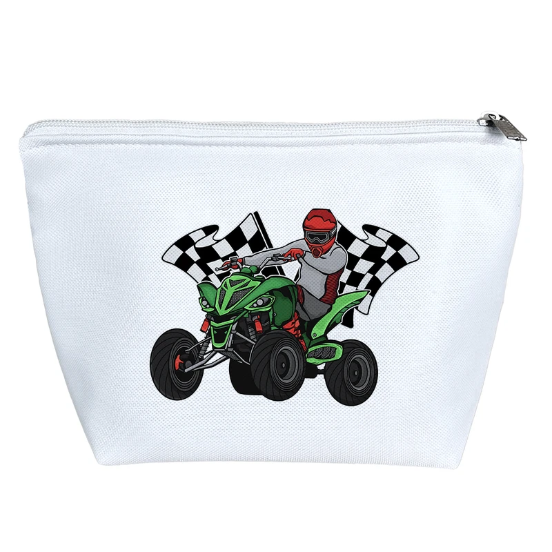 کیف لوازم آرایش دخترانه خندالو مدل موتور چهارچرخ کد 2716