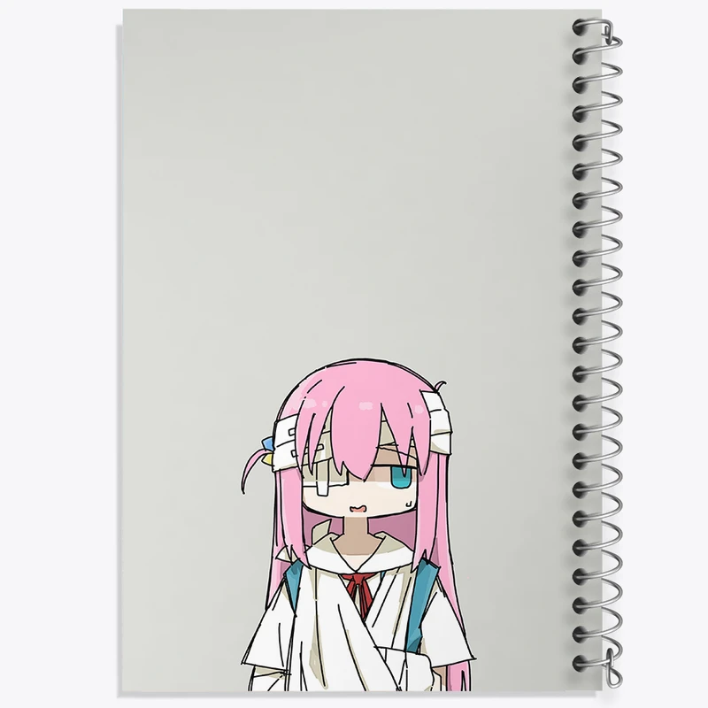 دفتر ژورنال نویسی 50 برگ خندالو مدل نقطه ای طرح انیمه بوچی راک کد 31238