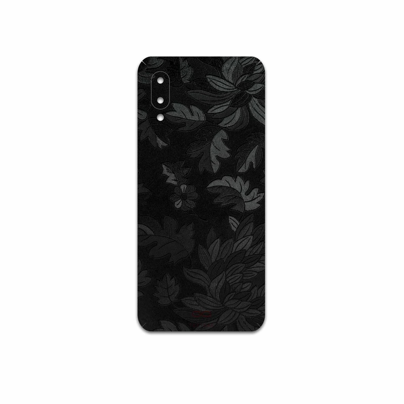 برچسب پوششی ماهوت مدل Black-Wildflower مناسب برای گوشی موبایل سامسونگ Galaxy M02