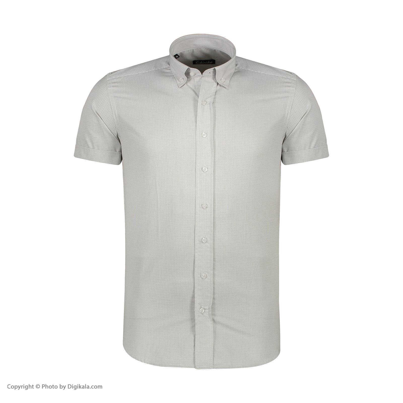 پیراهن آستین کوتاه مردانه کیکی رایکی مدل MBB20169-374 -  - 2