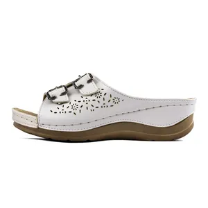 دمپایی زنانه مدل ساوین 2452 رنگ سفید