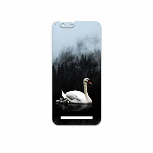 MAHOOT Swan-Lake Cover Sticker for PinePhone Kde Community Edition