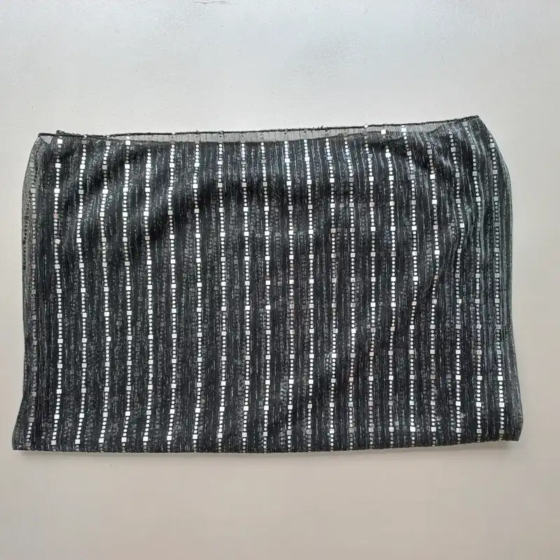 شال زنانه مدل حریر کش پولکدوزی