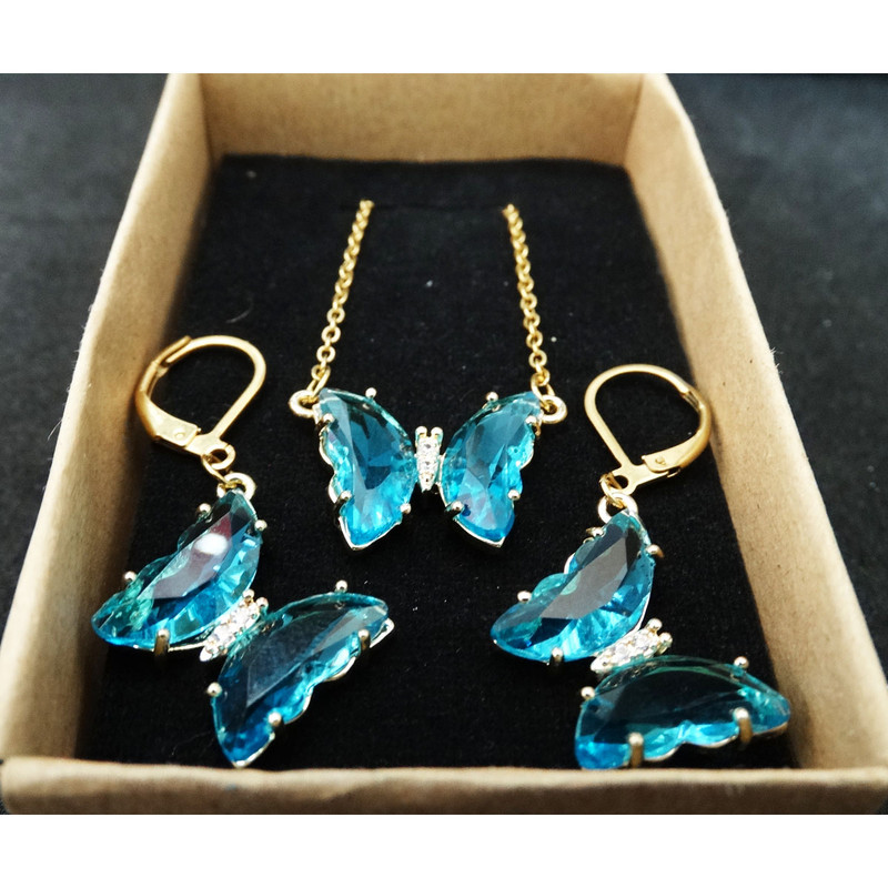 نیم ست دخترانه مدل رزگل پروانه رویایی SGR 5