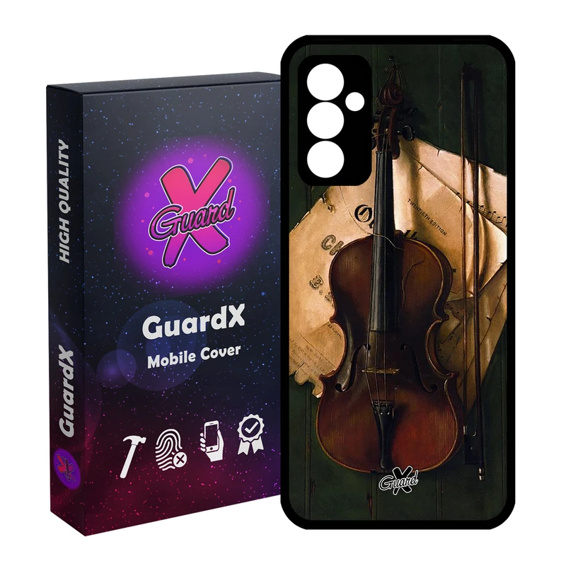 کاور گارد ایکس طرح ویولن مدل Glass10262 مناسب برای گوشی موبایل سامسونگ Galaxy A54 / A54 5G