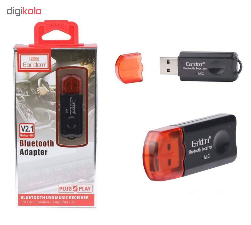دانگل بلوتوث USB ارلدام مدل ET-M24 دانگل بلوتوث USB ارلدام مدل ET-M24