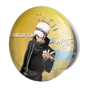 آینه جیبی خندالو طرح ترافلگر انیمه وان پیس One Piece مدل تاشو کد 17274 