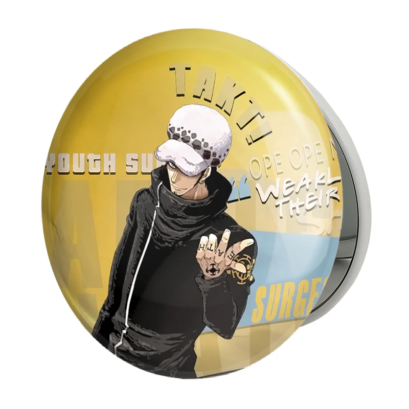 آینه جیبی خندالو طرح ترافلگر انیمه وان پیس One Piece مدل تاشو کد 17274 