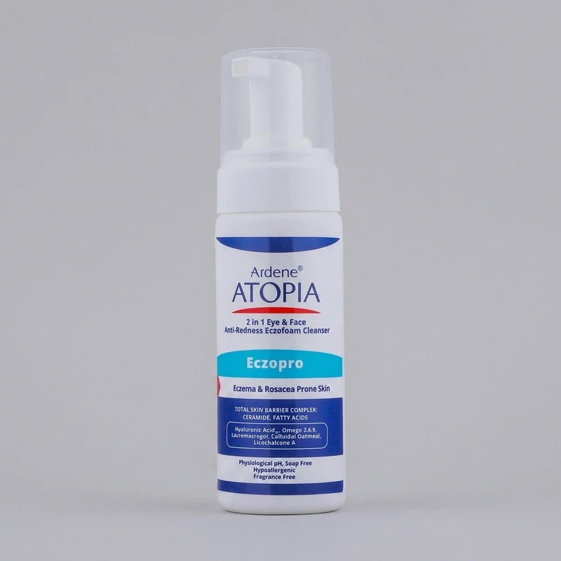 فوم شست‌وشوی صورت آردن آتوپیا مدل ECZOPRO حجم 150 میلی‌لیتر