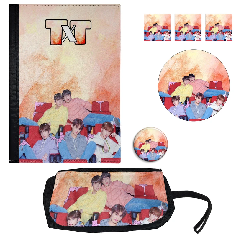 بسته لوازم تحریر مدل گروه موسیقی تی اکس تی کد 2 مجموعه 7 عددی