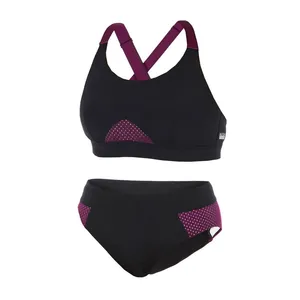 ست نیم تنه و شورت ورزشی زنانه مدل 664322