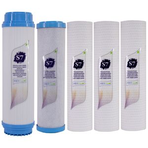 فیلتر دستگاه تصفیه آب آکوآ اسپرینگ مدل RO-S7-B 4 مجموعه 5 عددی