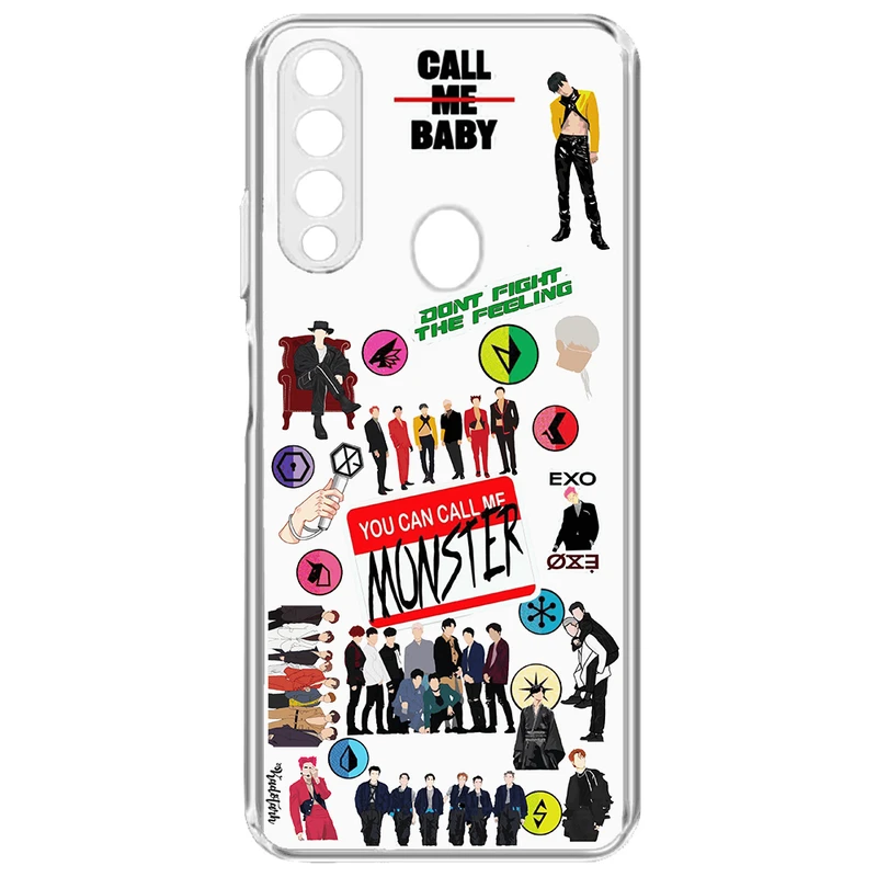 کاور طرح EXO مناسب برای گوشی موبایل سامسونگ Galaxy A20S 