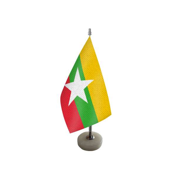 پرچم رومیزی مدل میانمار