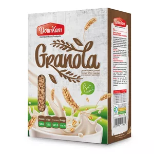 گرانولا نسکافه و شکلات تلخ محصولات غذایی درین کام - 400 گرم