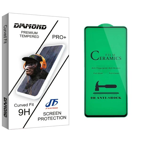 محافظ صفحه نمایش سرامیکی جی اف مدل Diamond glass مناسب برای گوشی موبایل سامسونگ Galaxy A71