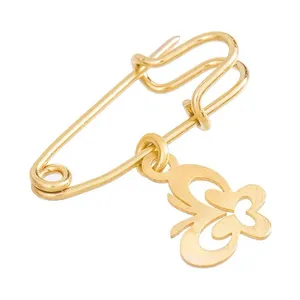 تخفیف سنجاق سینه طلا 18 عیار زنانه نیکان گلد مدل PG09