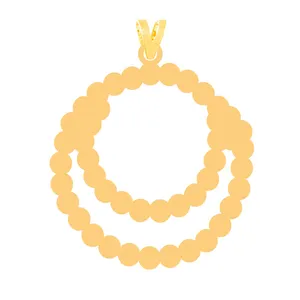 آویز گردنبند طلا 18 عیار زنانه کرابو مدل مروارید Kr31562